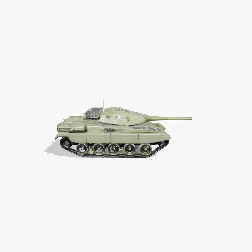 Olive Military Tank model pack